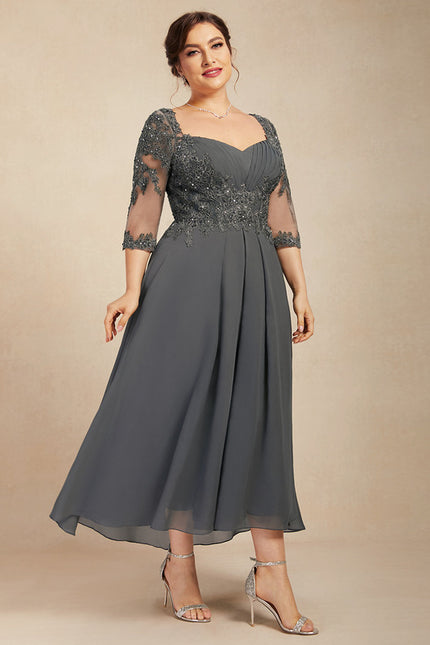 Robe Trapèze Élégance Turquoise Éphémère - gallery 9