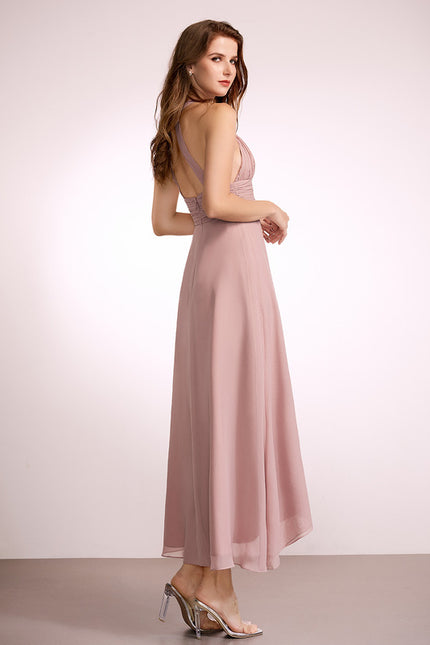 Robe Trapèze Aérienne Vert Pâle - gallery 2