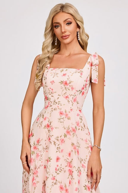 Robe Trapèze Élégante Vert Clair - gallery 4