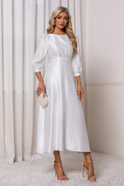 Robe Trapèze Midi Lumineuse - gallery 6