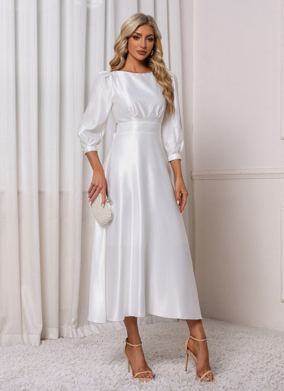 Robe Trapèze Midi Lumineuse - gallery 6