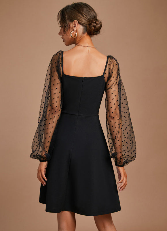 Robe Trapèze Couture Transparente - gallery 5