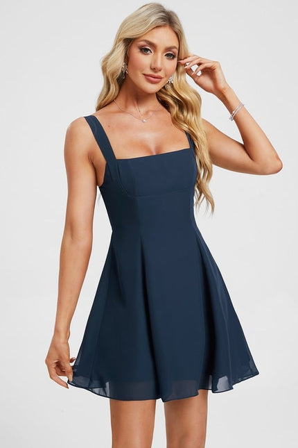 Robe Trapèze Céleste Azur - gallery 2