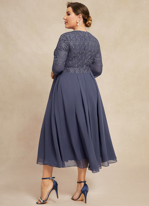 Robe Trapèze Sérénité Grise - gallery 9