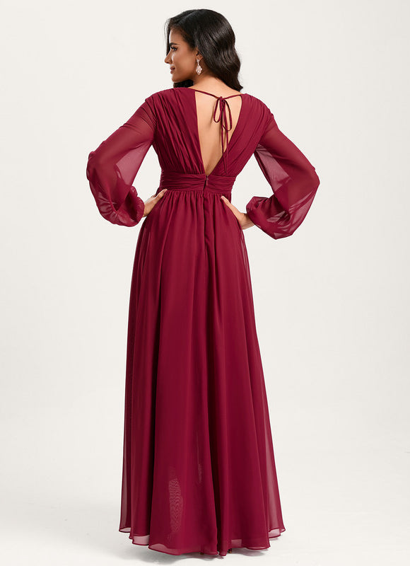 Robe Trapèze Fluide Asymétrique - gallery 2