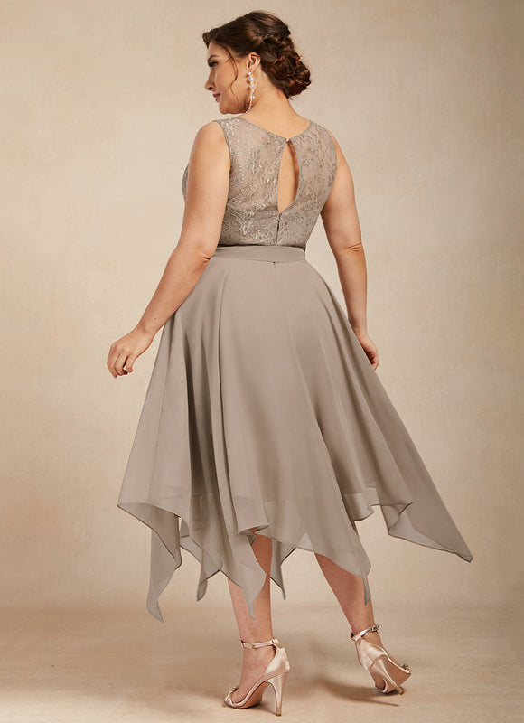 Robe Trapèze Mi-Longue Cérémonie - gallery 8