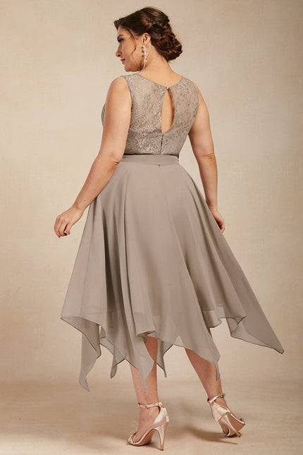Robe Trapèze Mi-Longue Cérémonie - gallery 8