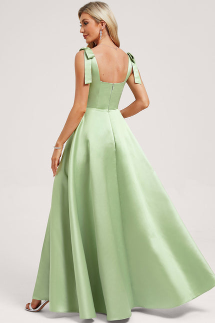 Robe Trapèze Satinée Asymétrique - gallery 4