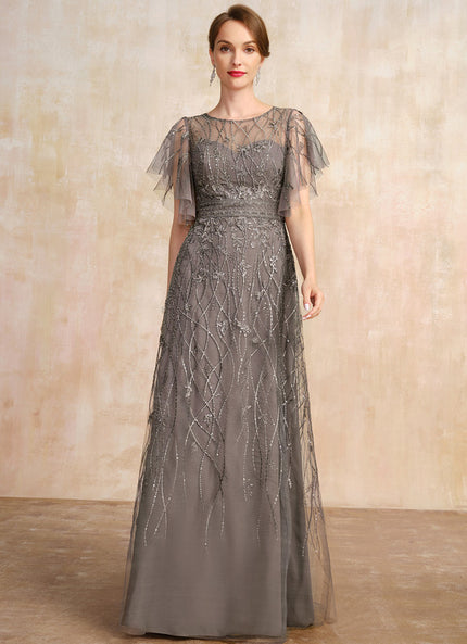 Robe Trapèze Élégance Argentée