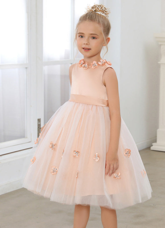 Robe Trapèze Satinée Enfant - gallery 4