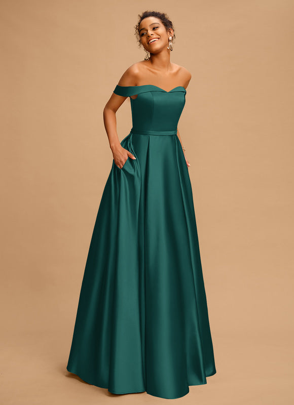 Robe Trapèze Rêve De Lilas Satiné - gallery 4