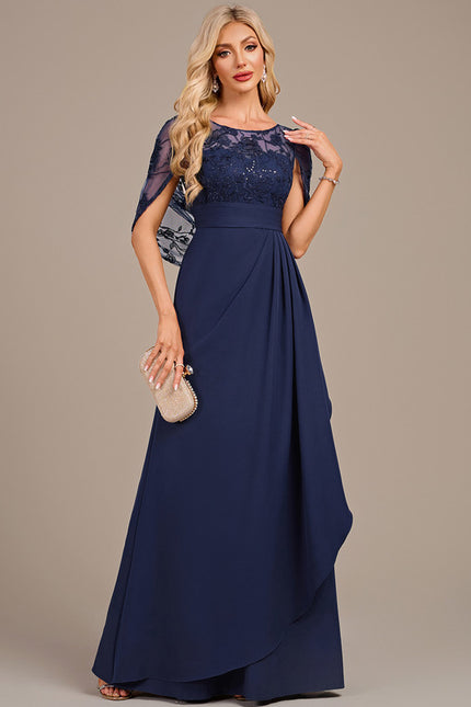 Robe Trapèze Élégance Marine Couture - gallery 2