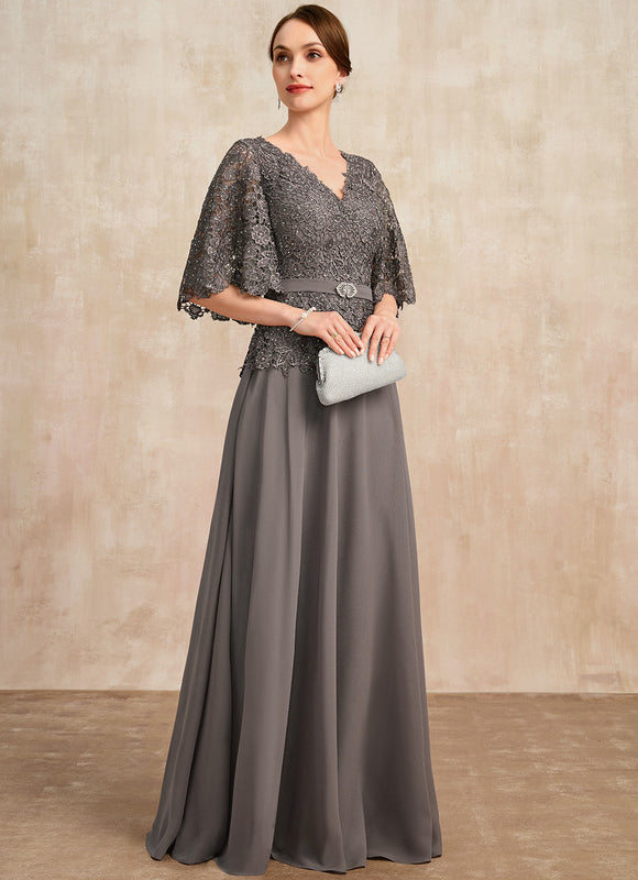 Robe Trapèze Élégance Charmeuse - gallery 1