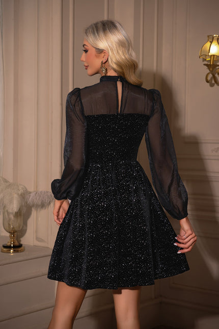 Robe Trapèze Étoile Noire - gallery 2