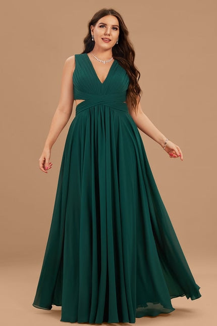 Robe Trapèze Élégante Mousseline - gallery 4