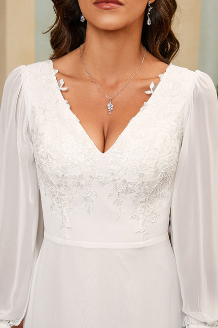 Robe Trapèze Éthérée Lumineuse - gallery 4