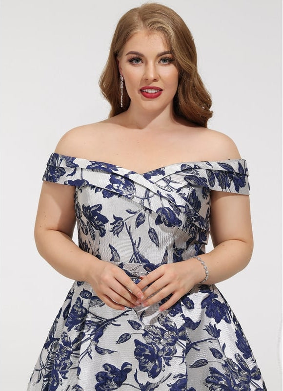 Robe Trapèze Finesse Florale - gallery 9