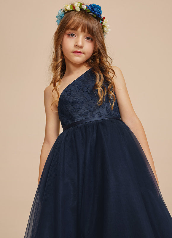 Robe Trapèze Tulle Asymétrique - gallery 9