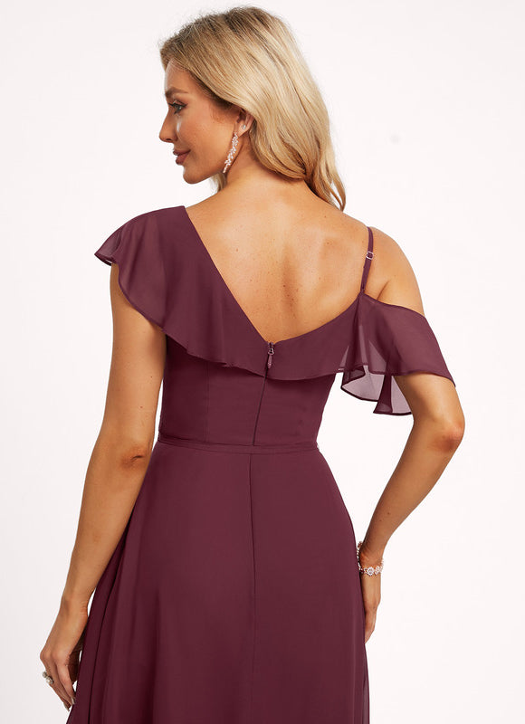 Robe Trapèze Cascade Élégante - gallery 1