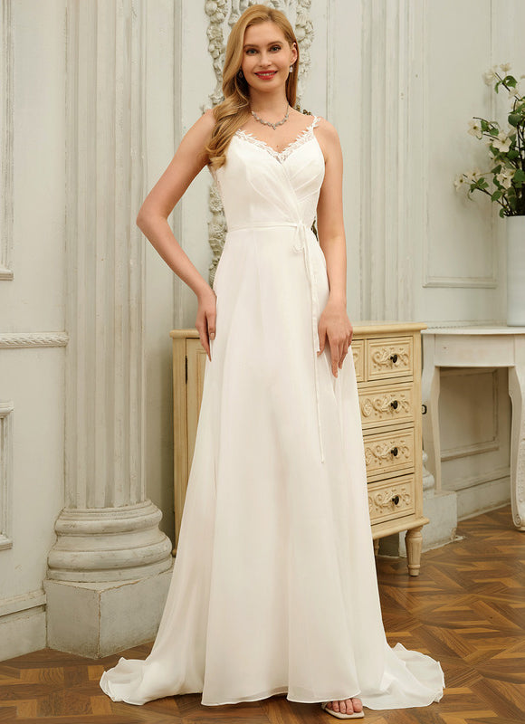 Robe Trapèze Éthérée Satinée