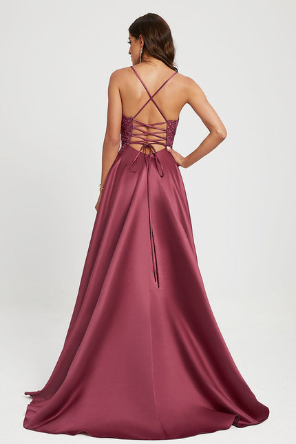 Robe Trapèze Éclat Sépia - gallery 3