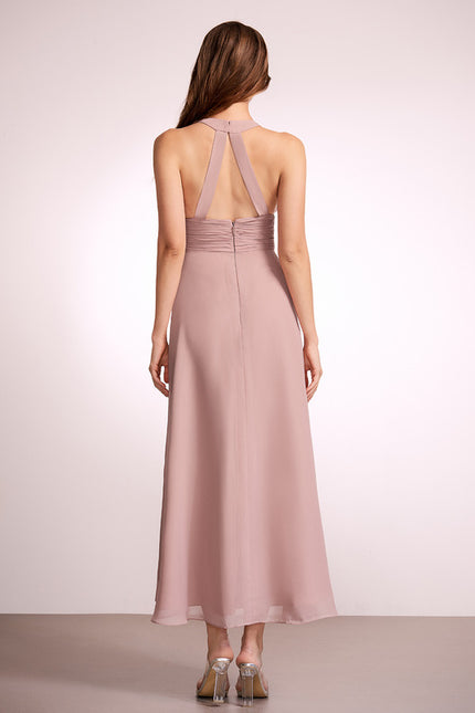 Robe Trapèze Aérienne Vert Pâle - gallery 5