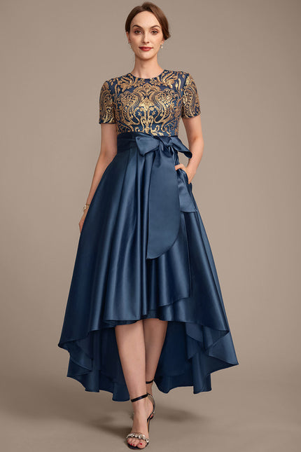 Robe Trapèze Indigo Étoilé