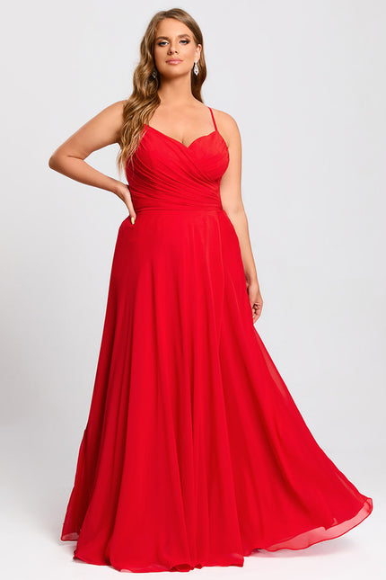Robe Trapèze Élégance Rubis - gallery 9
