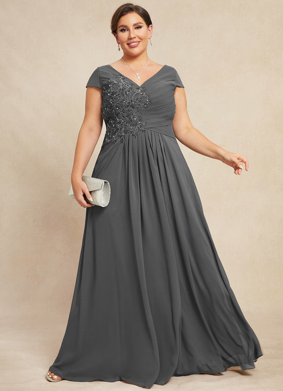 Robe Trapèze Sérénité Charbonnée - gallery 7