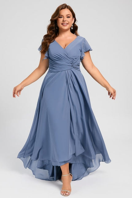 Robe Trapèze Fluide Asymétrique - gallery 9
