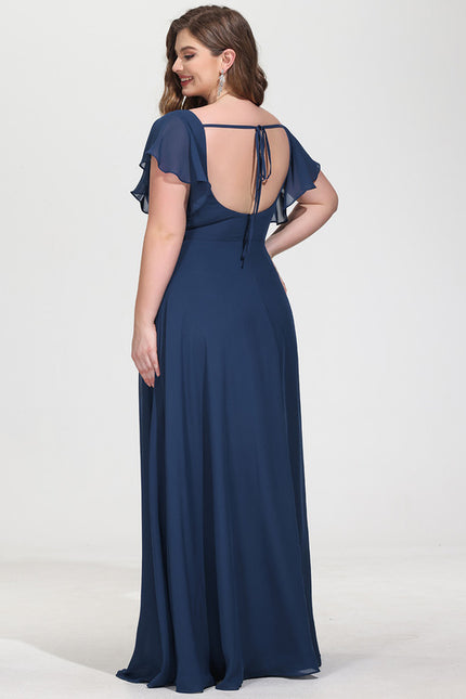 Robe Trapèze Flottante Aqua - gallery 7