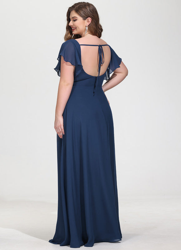 Robe Trapèze Flottante Aqua - gallery 7