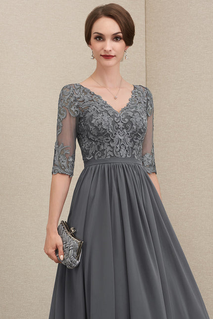 Robe Trapèze Bleu Douceur - gallery 2