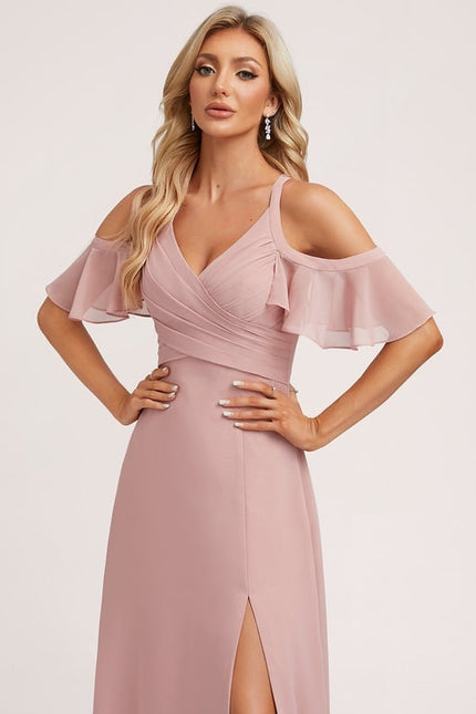 Robe Trapèze Aérienne Céleste - gallery 3