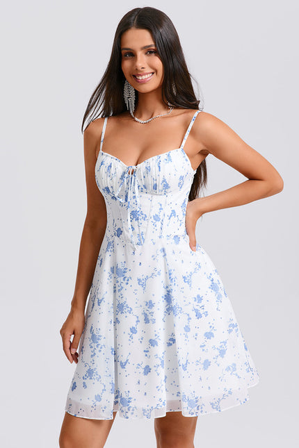 Robe Trapèze Fleur De Ciel - gallery 4