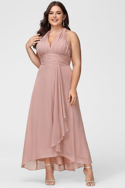 Robe Trapèze Aérienne Vert Pâle - gallery 6