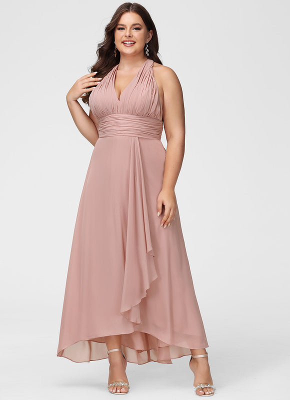 Robe Trapèze Aérienne Vert Pâle - gallery 6