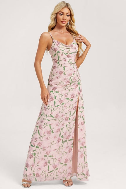 Robe Trapèze Flottante Olive - gallery 2