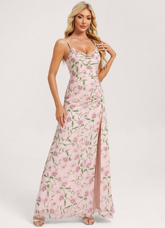 Robe Trapèze Flottante Olive - gallery 2