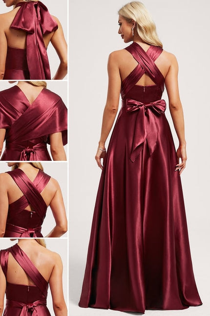 Robe Trapèze Velours Éclatant - gallery 1