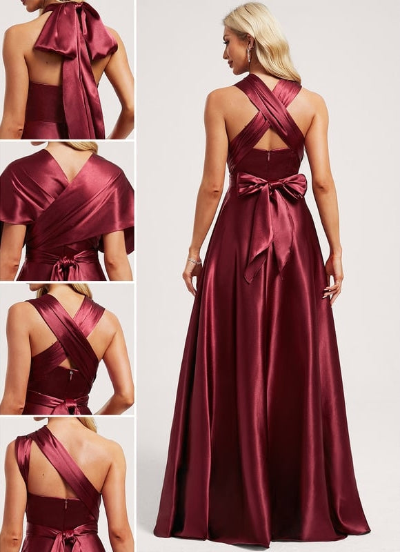 Robe Trapèze Velours Éclatant - gallery 1