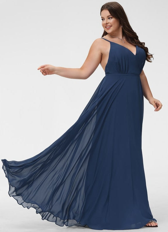 Robe Trapèze Velours Céleste - gallery 7