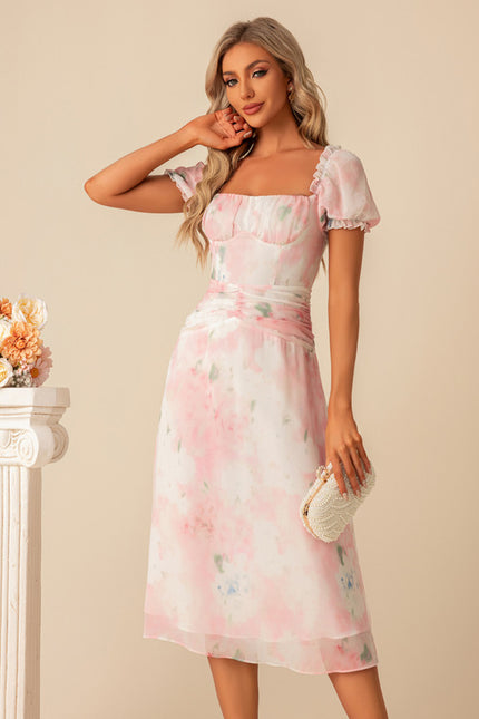 Robe Trapèze Chiffon Pastel - gallery 4