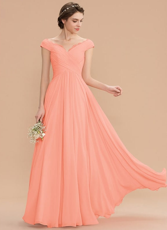 Robe Trapèze Corail Légère - gallery 1