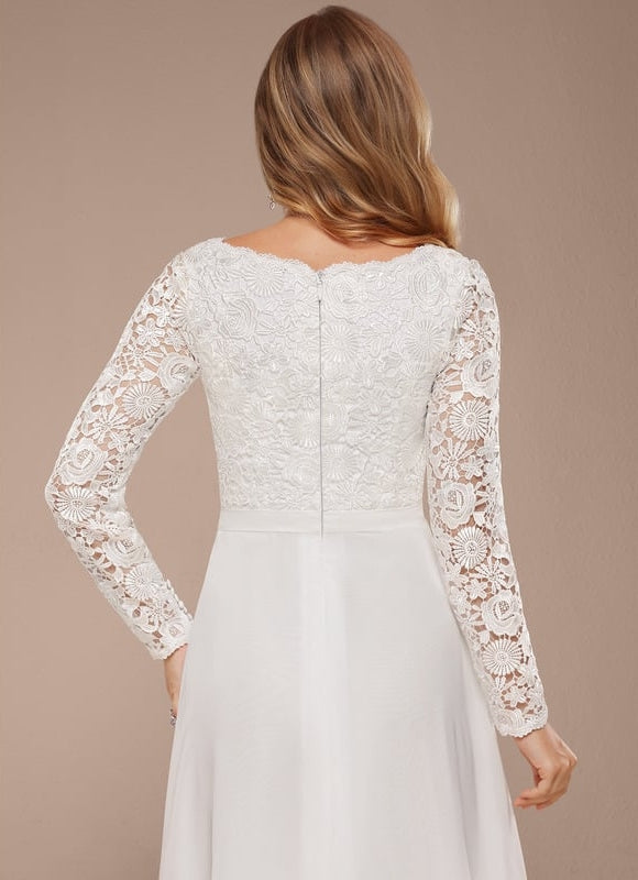 Robe Trapèze Lumière Évanescente - gallery 4
