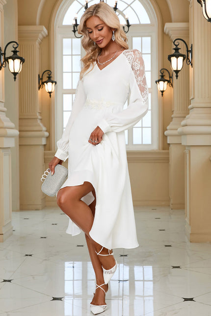 Robe Trapèze Noir Chic Aérien - gallery 5