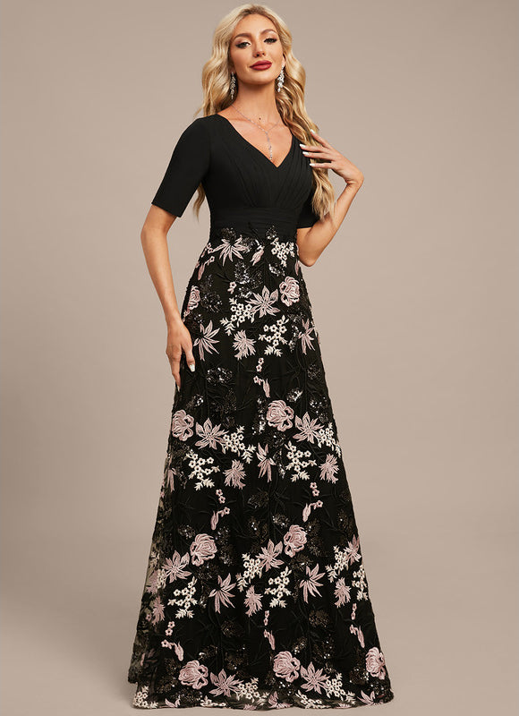 Robe Trapèze Eclat Floral Night - gallery 6