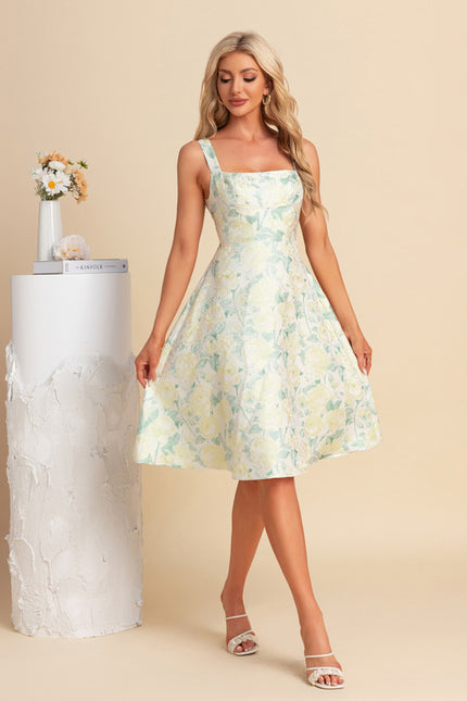 Robe Trapèze Midi Romantique - gallery 5
