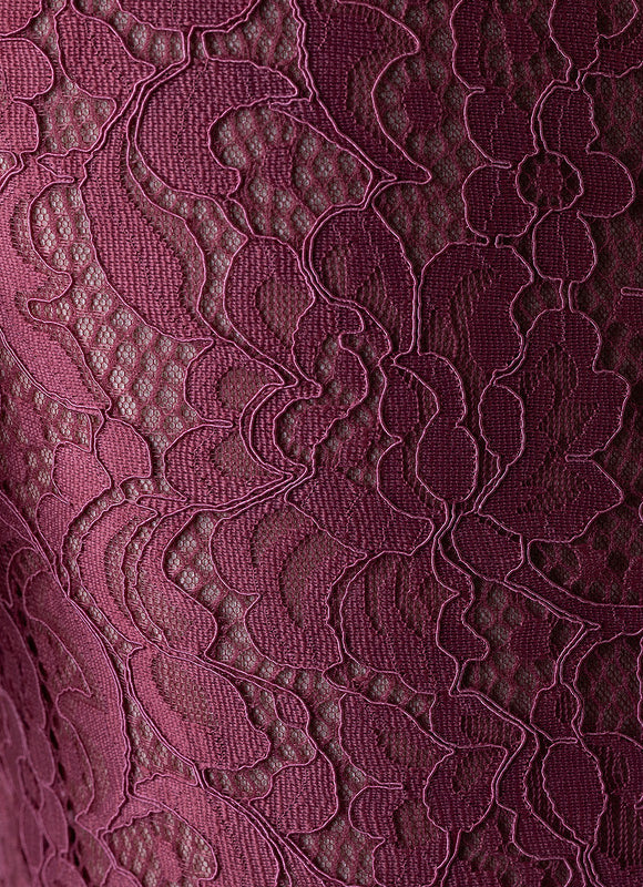 Robe Trapèze Vaporeuse Prunelle - gallery 5