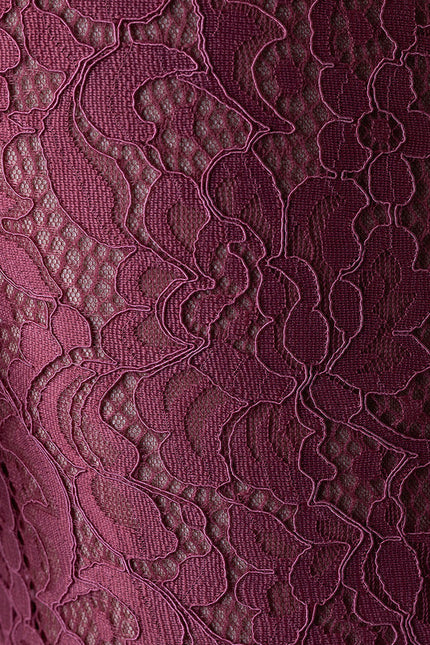 Robe Trapèze Vaporeuse Prunelle - gallery 5